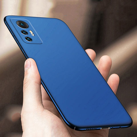 Custodia Plastica Rigida Cover Opaca M01 per Xiaomi Mi 12 Pro 5G Blu