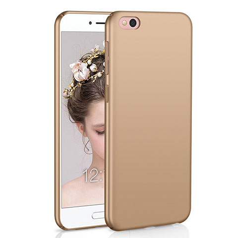 Custodia Plastica Rigida Cover Opaca M01 per Xiaomi Mi 5C Oro