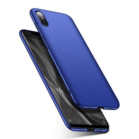 Custodia Plastica Rigida Cover Opaca M01 per Xiaomi Mi 8 Screen Fingerprint Edition Blu