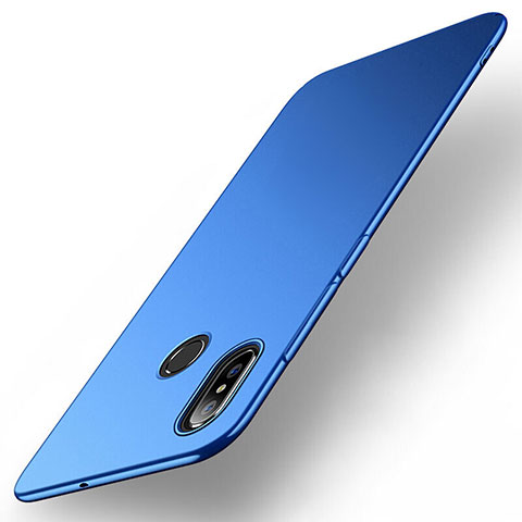 Custodia Plastica Rigida Cover Opaca M01 per Xiaomi Mi Max 3 Blu