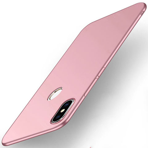 Custodia Plastica Rigida Cover Opaca M01 per Xiaomi Mi Max 3 Oro Rosa