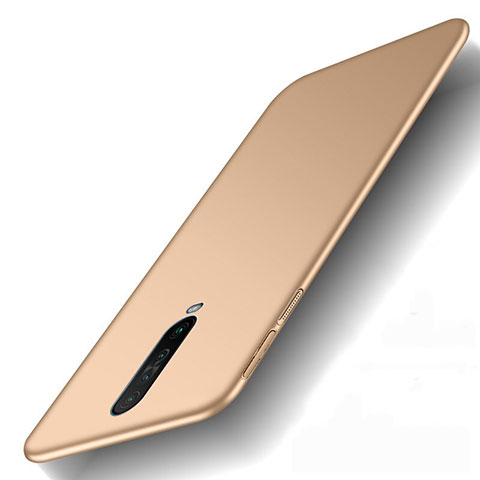 Custodia Plastica Rigida Cover Opaca M01 per Xiaomi Poco X2 Oro