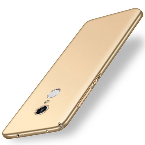 Custodia Plastica Rigida Cover Opaca M01 per Xiaomi Redmi 5 Plus Oro