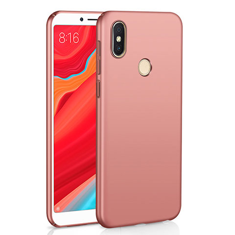 Custodia Plastica Rigida Cover Opaca M01 per Xiaomi Redmi S2 Oro Rosa