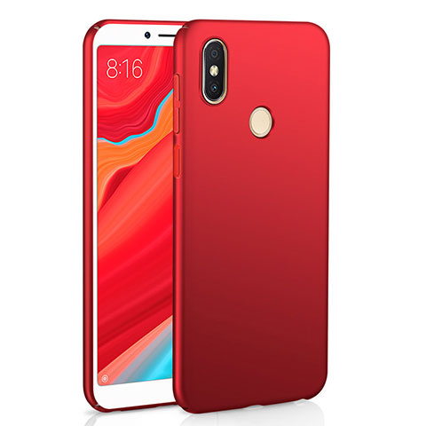 Custodia Plastica Rigida Cover Opaca M01 per Xiaomi Redmi Y2 Rosso