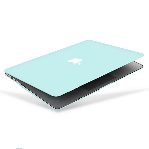 Custodia Plastica Rigida Cover Opaca M02 per Apple MacBook Air 13 pollici (2020) Ciano