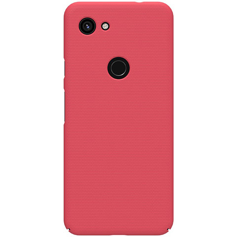 Custodia Plastica Rigida Cover Opaca M02 per Google Pixel 3a Rosso