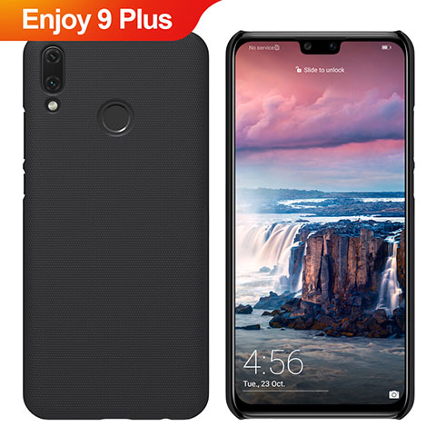 Custodia Plastica Rigida Cover Opaca M02 per Huawei Enjoy 9 Plus Nero