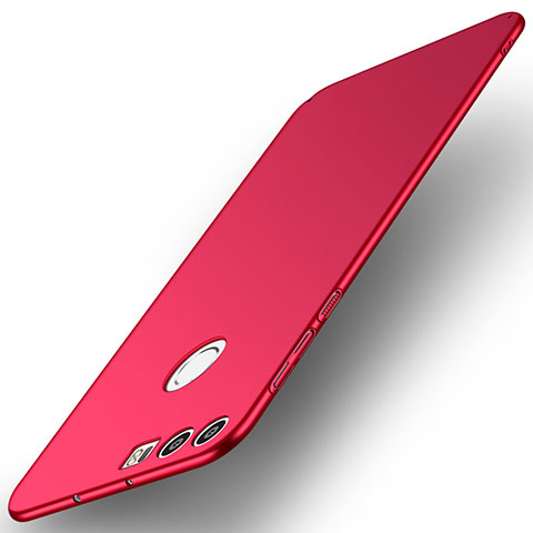 Custodia Plastica Rigida Cover Opaca M02 per Huawei Honor 8 Rosso