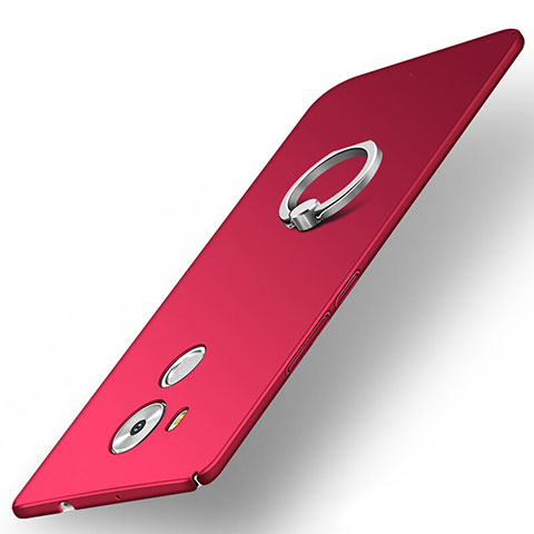 Custodia Plastica Rigida Cover Opaca M02 per Huawei Mate 8 Rosso