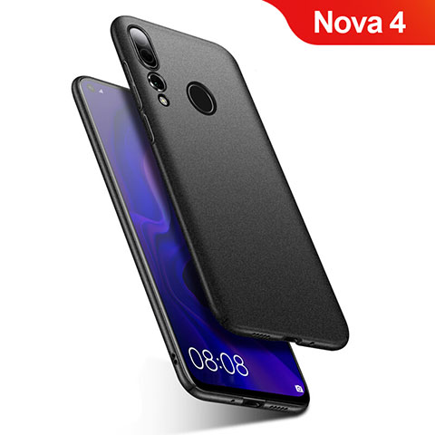 Custodia Plastica Rigida Cover Opaca M02 per Huawei Nova 4 Nero