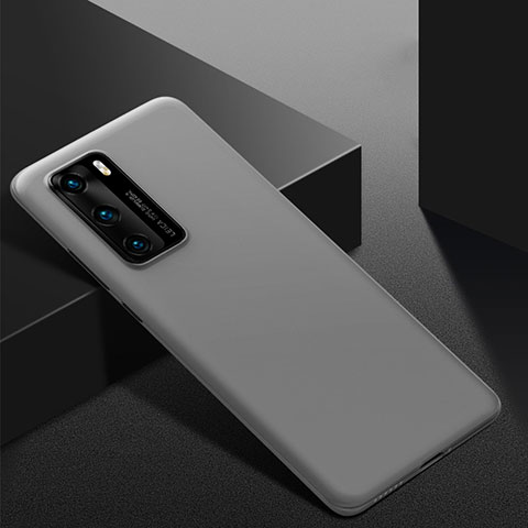 Custodia Plastica Rigida Cover Opaca M02 per Huawei P40 Grigio