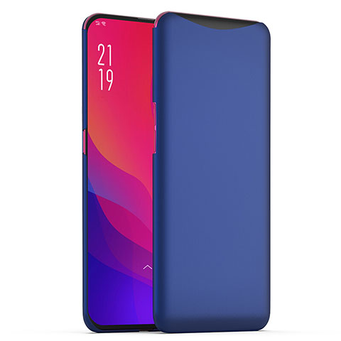 Custodia Plastica Rigida Cover Opaca M02 per Oppo Find X Blu