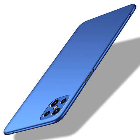 Custodia Plastica Rigida Cover Opaca M02 per Oppo Reno4 Z 5G Blu