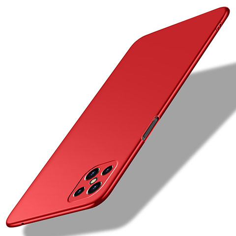 Custodia Plastica Rigida Cover Opaca M02 per Oppo Reno4 Z 5G Rosso