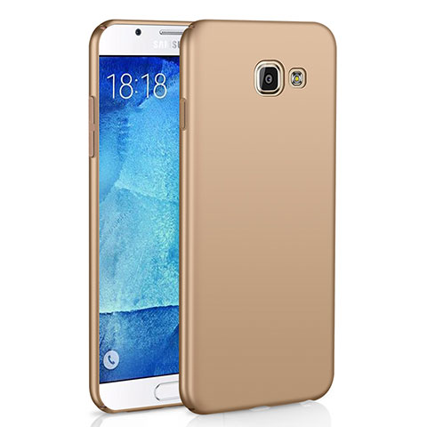 Custodia Plastica Rigida Cover Opaca M02 per Samsung Galaxy A9 (2016) A9000 Oro