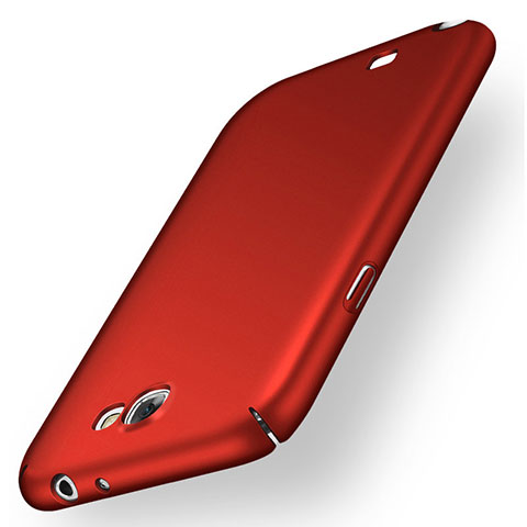 Custodia Plastica Rigida Cover Opaca M02 per Samsung Galaxy Note 2 N7100 N7105 Rosso