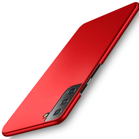 Custodia Plastica Rigida Cover Opaca M02 per Samsung Galaxy S21 Plus 5G Rosso
