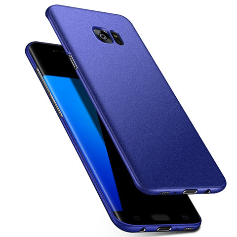 Custodia Plastica Rigida Cover Opaca M02 per Samsung Galaxy S7 Edge G935F Blu