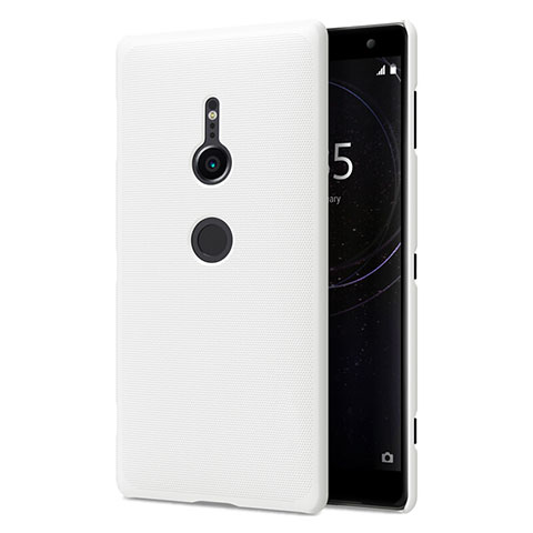 Custodia Plastica Rigida Cover Opaca M02 per Sony Xperia XZ2 Bianco