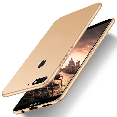 Custodia Plastica Rigida Cover Opaca M03 per Huawei Honor 7C Oro