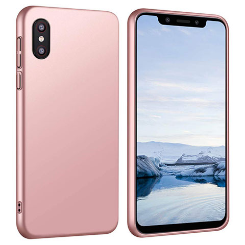 Custodia Plastica Rigida Cover Opaca M03 per Xiaomi Mi 8 Pro Global Version Oro Rosa