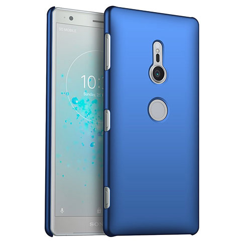 Custodia Plastica Rigida Cover Opaca M04 per Sony Xperia XZ2 Blu