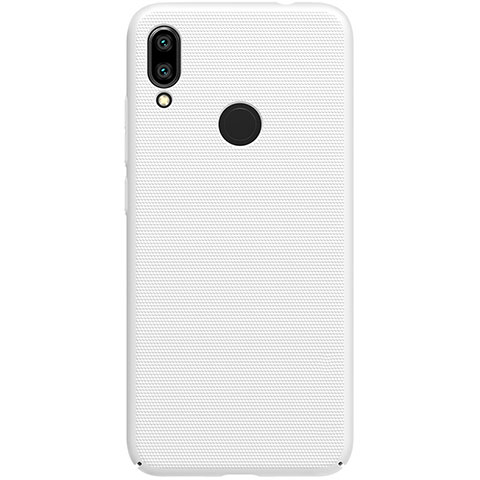 Custodia Plastica Rigida Cover Opaca M04 per Xiaomi Redmi Note 7 Bianco