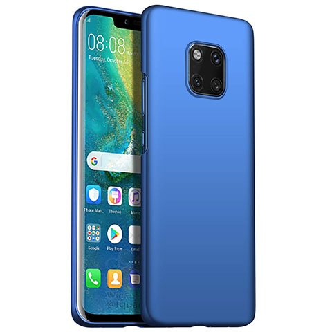 Custodia Plastica Rigida Cover Opaca M05 per Huawei Mate 20 Pro Blu