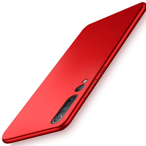 Custodia Plastica Rigida Cover Opaca M05 per Xiaomi Mi 10 Rosso