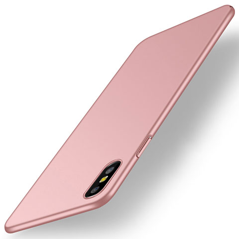 Custodia Plastica Rigida Cover Opaca M15 per Apple iPhone Xs Oro Rosa