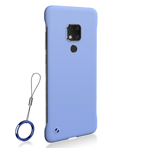 Custodia Plastica Rigida Cover Opaca P01 per Huawei Mate 20 Cielo Blu