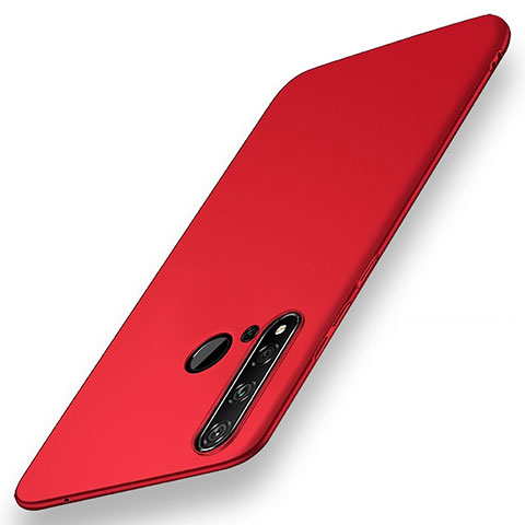 Custodia Plastica Rigida Cover Opaca P01 per Huawei P20 Lite (2019) Rosso