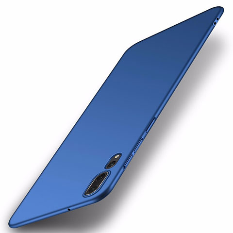 Custodia Plastica Rigida Cover Opaca P01 per Huawei P20 Pro Blu