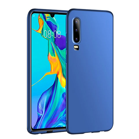 Custodia Plastica Rigida Cover Opaca P01 per Huawei P30 Blu