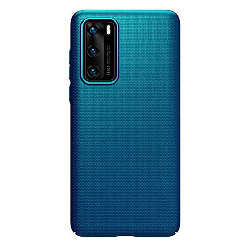 Custodia Plastica Rigida Cover Opaca P01 per Huawei P40 Blu