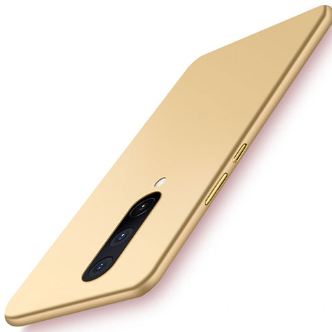 Custodia Plastica Rigida Cover Opaca P01 per OnePlus 8 Oro