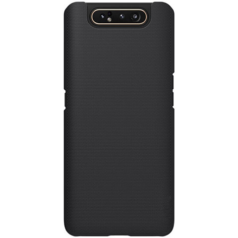 Custodia Plastica Rigida Cover Opaca P01 per Samsung Galaxy A80 Nero