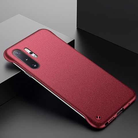 Custodia Plastica Rigida Cover Opaca P01 per Samsung Galaxy Note 10 Plus Rosso