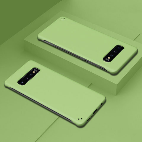 Custodia Plastica Rigida Cover Opaca P01 per Samsung Galaxy S10 Verde