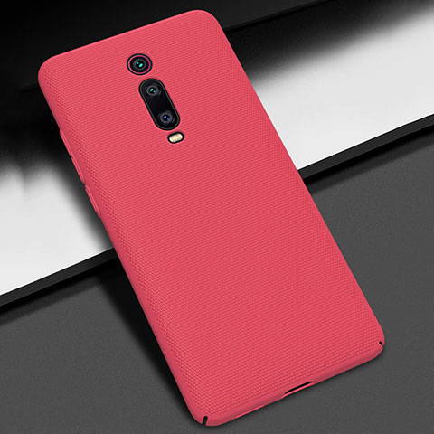 Custodia Plastica Rigida Cover Opaca P01 per Xiaomi Mi 9T Rosso