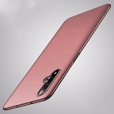 Custodia Plastica Rigida Cover Opaca P02 per Huawei Nova 5 Oro Rosa