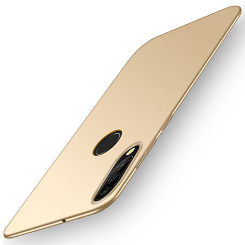 Custodia Plastica Rigida Cover Opaca P02 per Huawei P30 Lite New Edition Oro