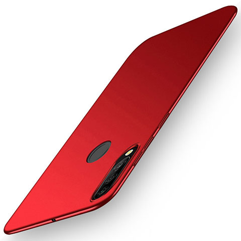 Custodia Plastica Rigida Cover Opaca P02 per Huawei P30 Lite New Edition Rosso