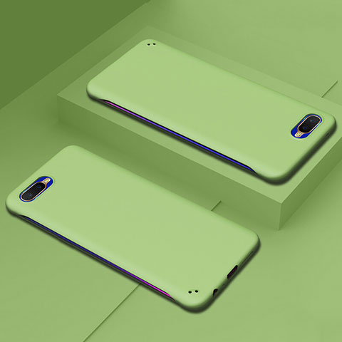 Custodia Plastica Rigida Cover Opaca P02 per Oppo R17 Neo Verde