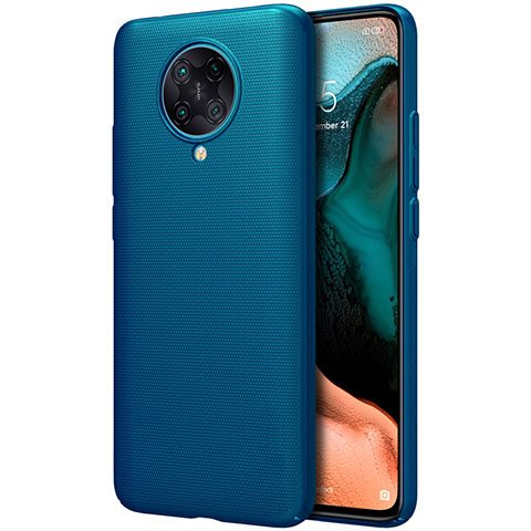 Custodia Plastica Rigida Cover Opaca P03 per Xiaomi Redmi K30 Pro 5G Blu