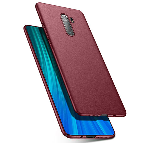 Custodia Plastica Rigida Cover Opaca P03 per Xiaomi Redmi Note 8 Pro Rosso Rosa