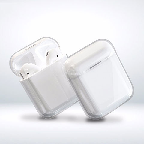 Custodia Plastica Rigida Cover Opaca per AirPods Custodia di Ricarica per Apple AirPods Chiaro