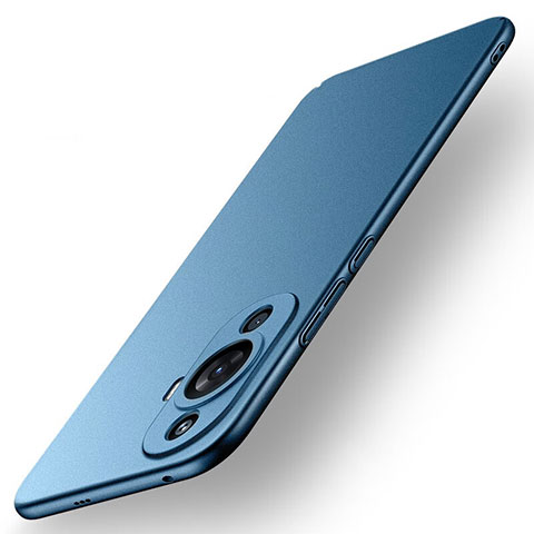 Custodia Plastica Rigida Cover Opaca per Huawei Nova 11 Pro Blu
