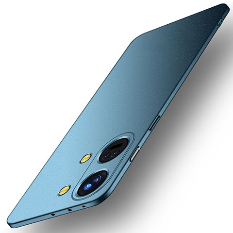 Custodia Plastica Rigida Cover Opaca per OnePlus Ace 2V 5G Blu